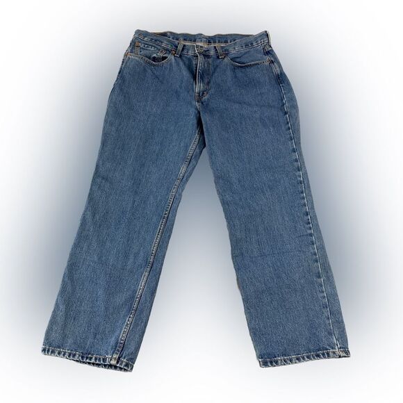 Levi's 550 Jeans Men's 36X30 Blue Denim Relaxed Fit Tapered Leg Casual